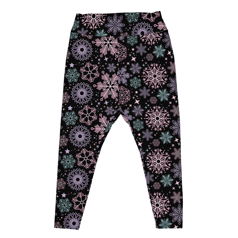 Snowflake leggings plus size discount