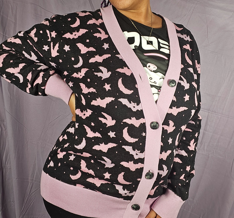 Black Batty Knitted cardigan