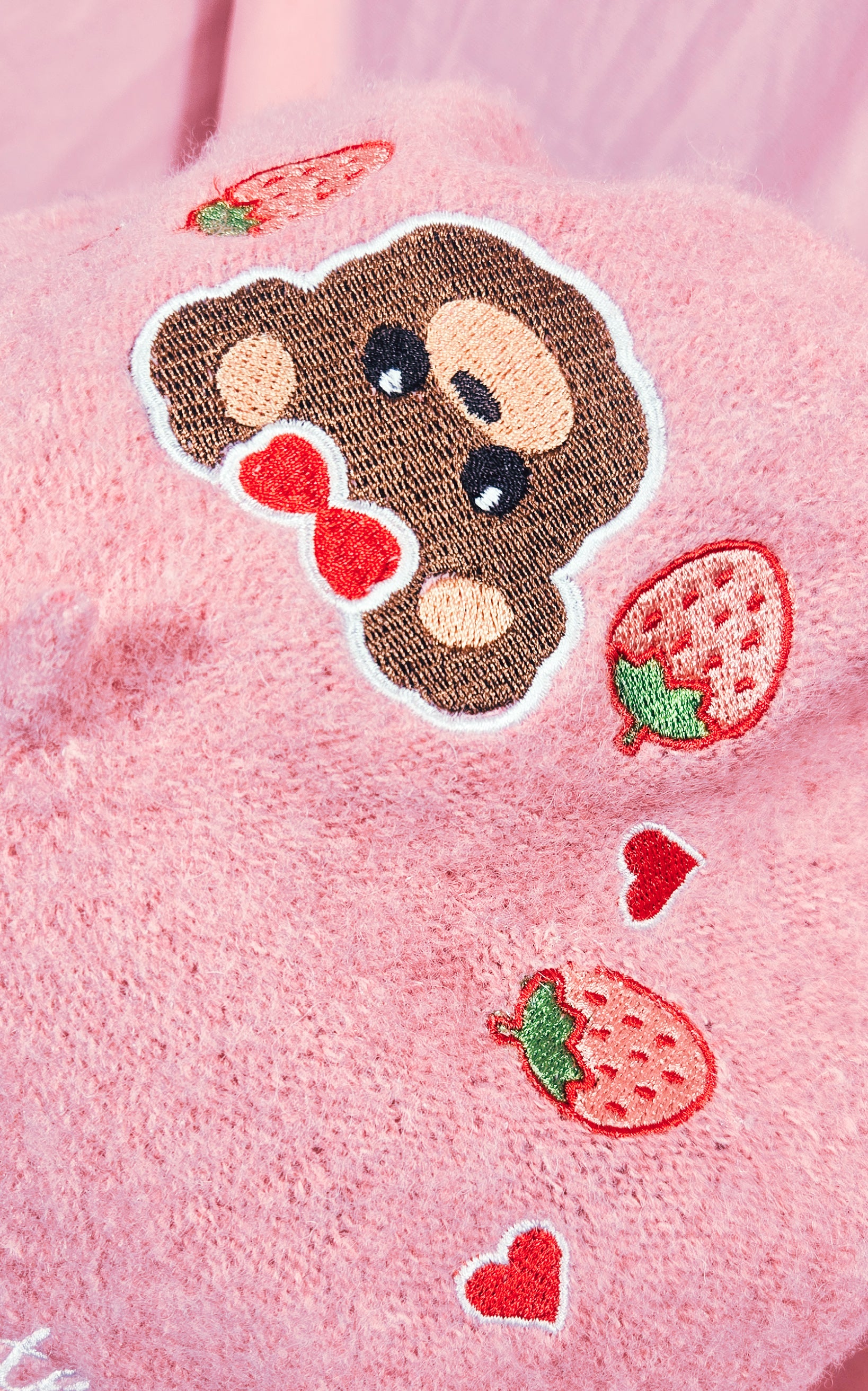 Beary Cute Pink Beret