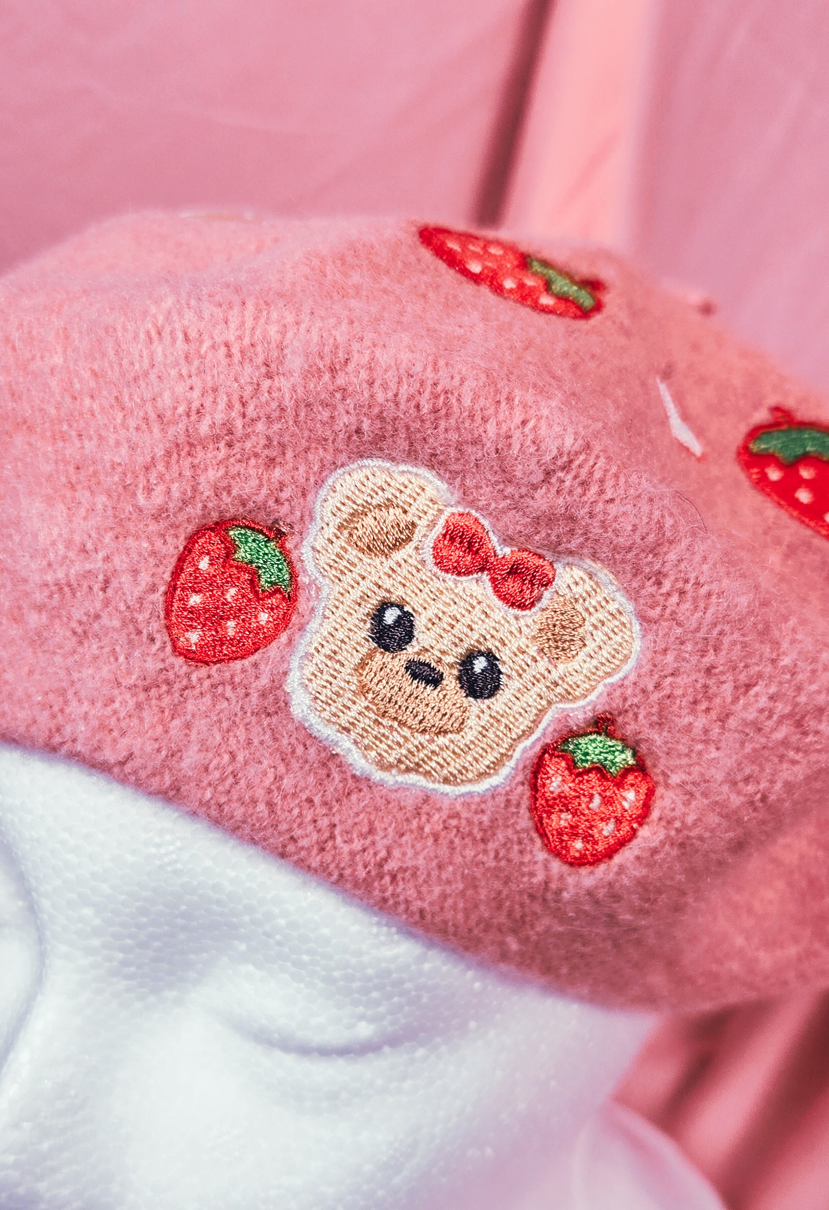 Beary Cute Pink Beret