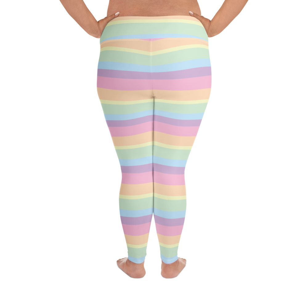 Rainbow Pastel PLUS Leggings
