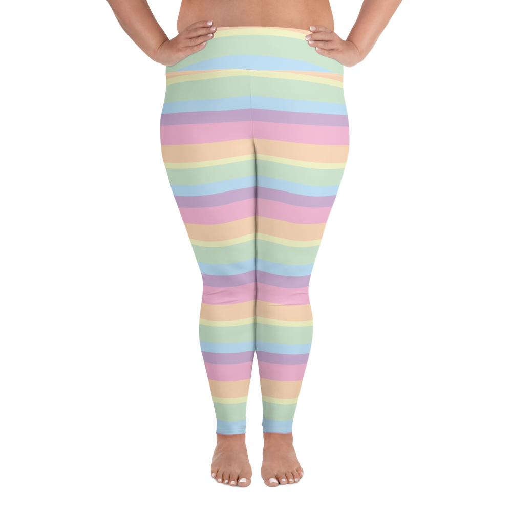 Rainbow Pastel PLUS Leggings