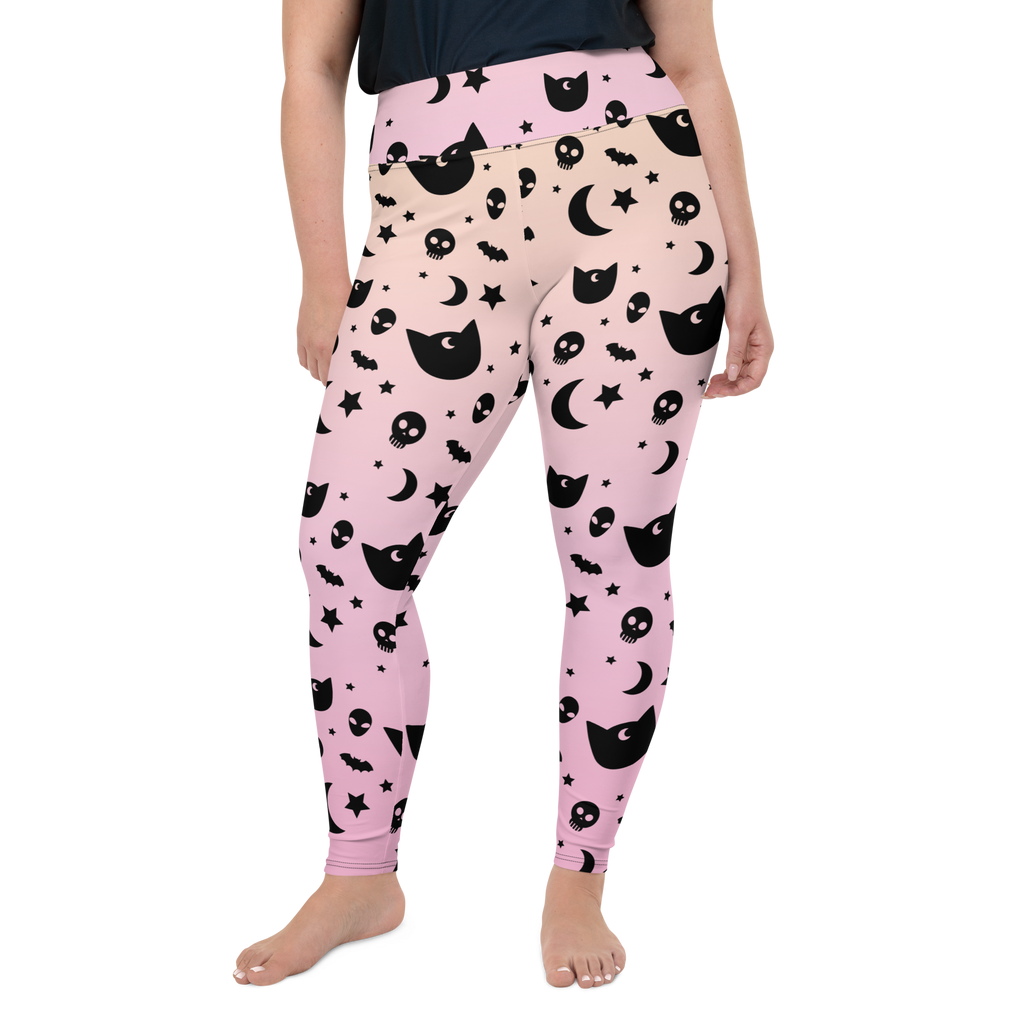 Galaxy Kitty Plus Leggings