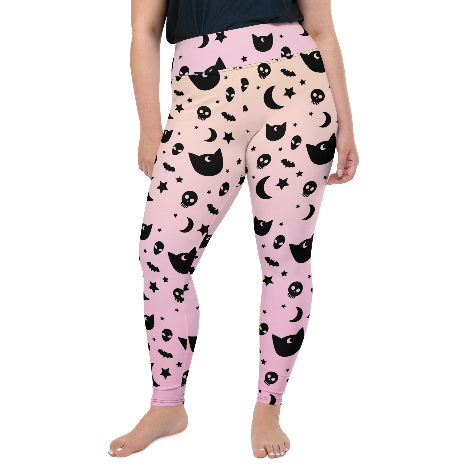 Galaxy Kitty Plus Leggings