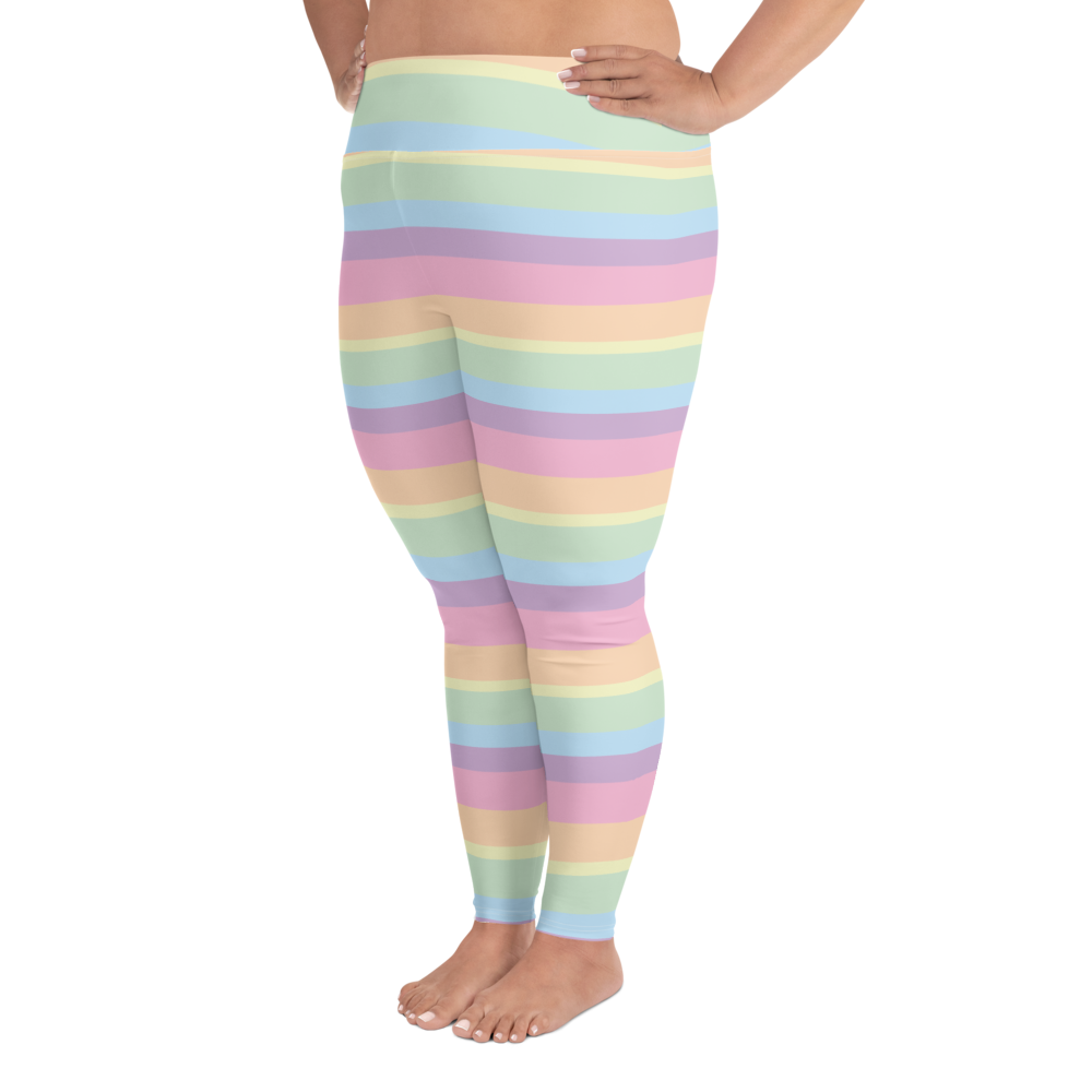 Rainbow Pastel PLUS Leggings