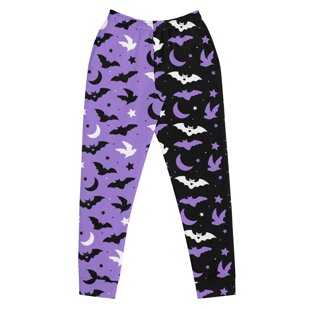Purple Split Tone Batty Joggers