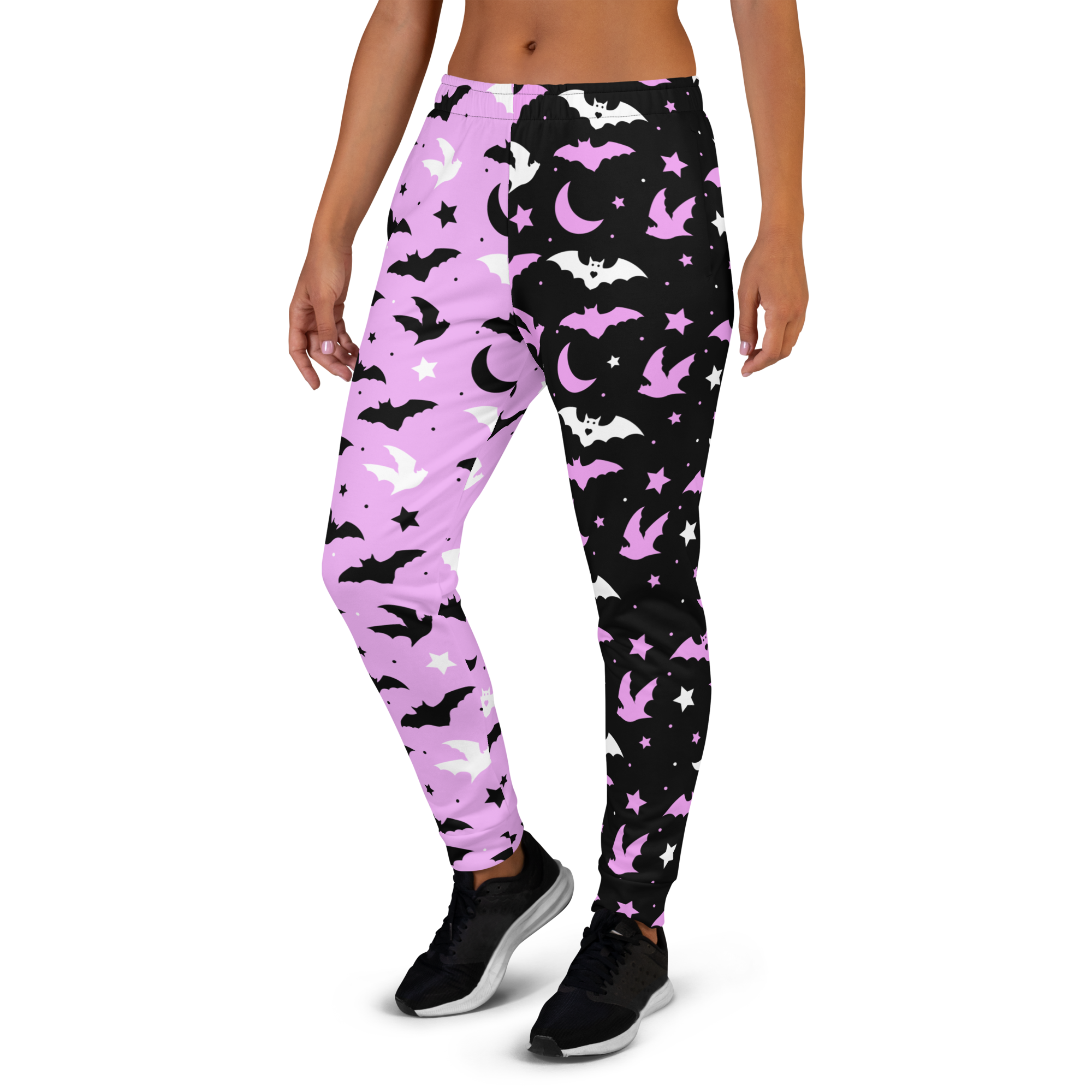 Pink Split Tone Batty Joggers
