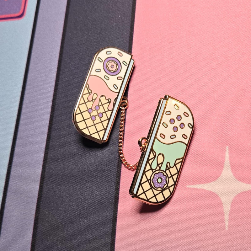 Sprinkle Game Controller Enamel Pin Set