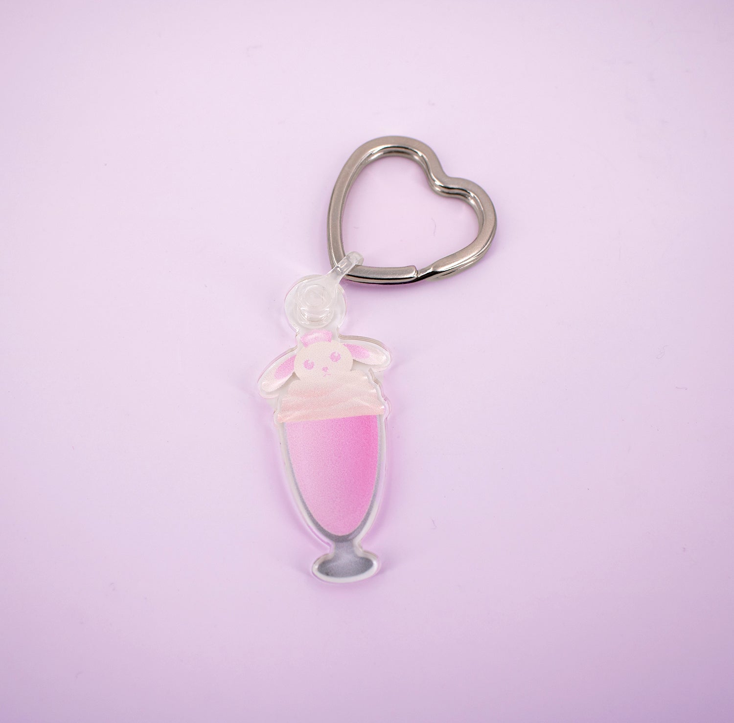 Bunny Milkshake Keychain