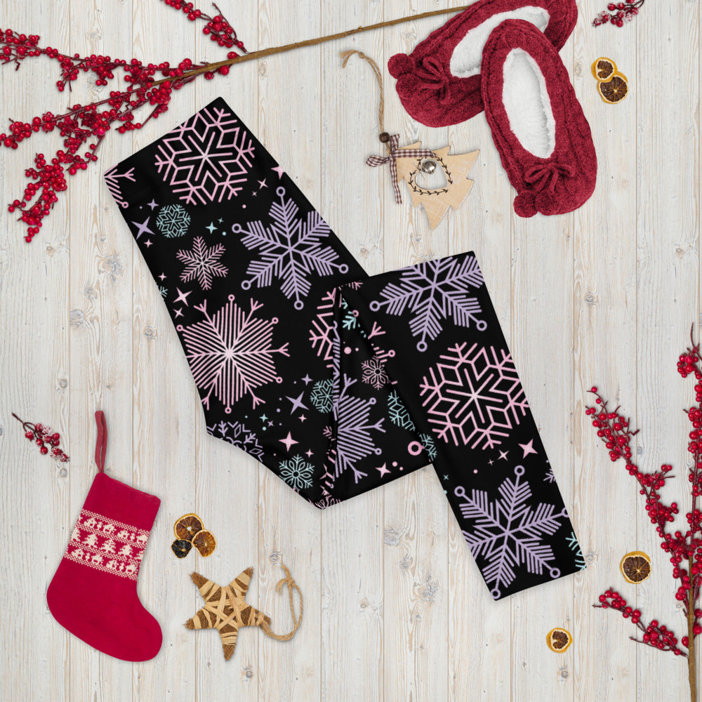 Pastel Snowflake Leggings