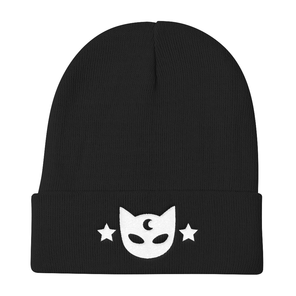 Galaxy Kitty Knit Beanie